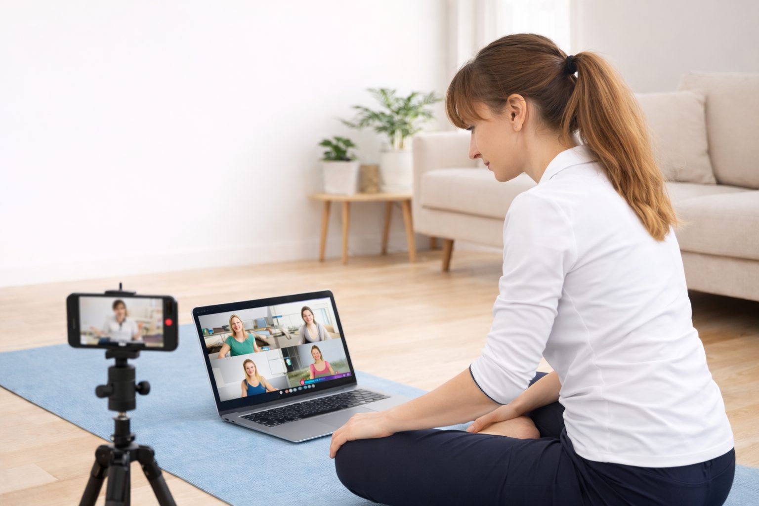 ZPP zertiffizierter Hatha Yoga Onlinekurs via Zoom zur Entspannung